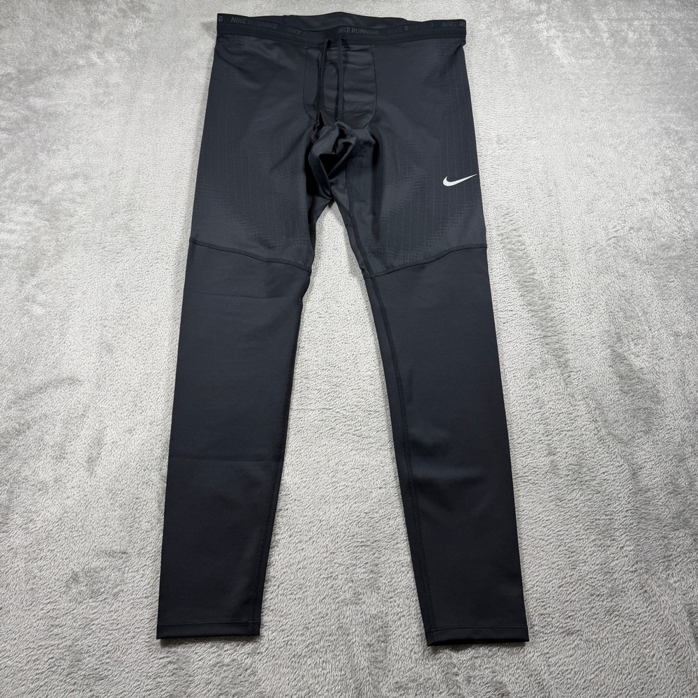 Nike‎ Phenom Elite Running Tights Mens XL Black Dri-Fit Compression CZ8823